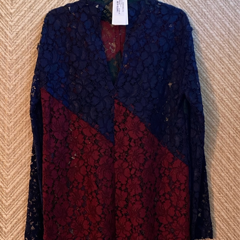 Women’s sheer lace blouse